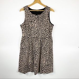 Apt 9 Cheetah Print A-line Dress size Large